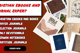 create christian ebook and book daily devotional prayer journal sermon notebook