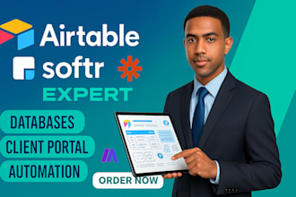 airtable database design airtable automation softr webapp client portal baserow