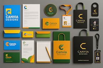 create business card design, letterhead and stationery design