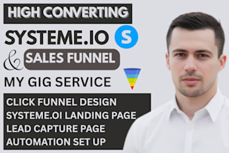 create systeme io landing page, systeme io, systeme io website