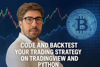 code and backtest your trading strategy on tradingview and python