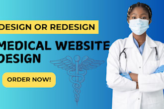 design medical website, healthcare, home care website, doctor website dental web