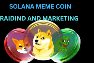 memecoin marketing solana meme coin promotion memecoin telegram growth x raiding