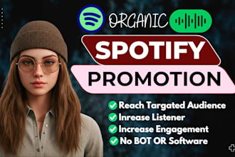 do organic spotify music promotion using social media ads campaign