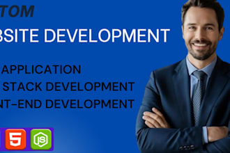 develop and rebuild website development as full stack developer frontend backend