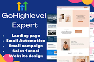 expert gohighlevel setup landing page clickfunnel sales funnel automation ghl