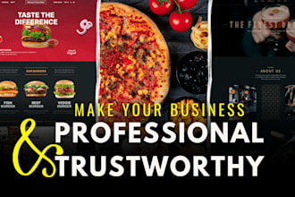 create a restaurant website with online ordering system