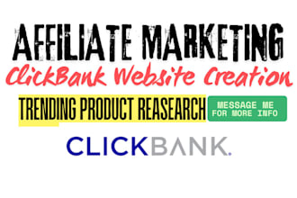 create clickbank affiliate website, promote affiliate link for recurring income