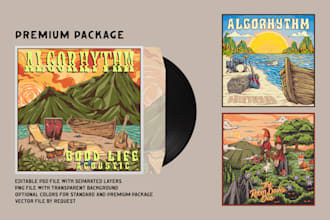 do custom artwork for single, album, or podcast cover