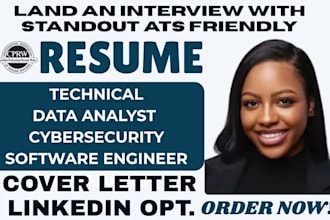 craft you a IT, tech, software engineer, cybersecurity resume
