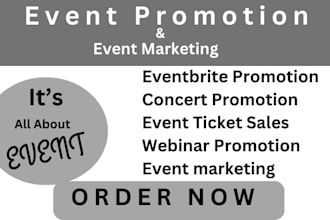 do event promotion, concert promotion, event ads, website traffic, webinar ads