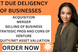 l provide expert business due diligence consulting