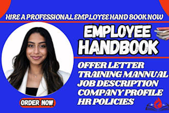 create a custom employee handbook with HR policies sops and compliance manual