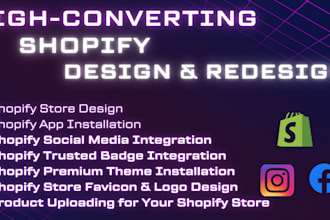 create shopify store design, redesign shopify dropshipping website shopify clone