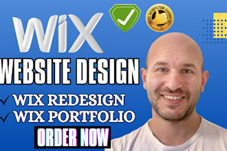 build wix website design, wix website redesign, portfolio, booking wix website