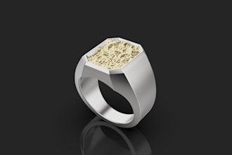 create elegant 3d jewelry cad models and renderings