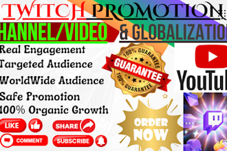 twitch channel promotion twitch affiliate twitch partner twitch views live views