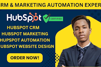 do hubspot crm, automation, support, hubspot reporting website design b2b expert