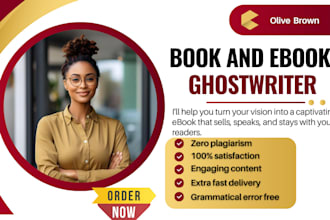 ghostwrite 50k self help ebook self help book writer nonfiction ghost writer