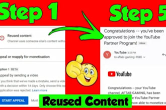 fix youtube monetization issues, reused content, and ad sense problems
