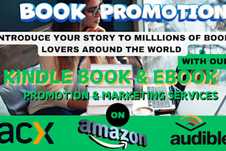 do book promotion amazon kindle and ebook marketing