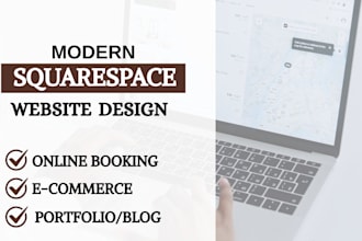 build squarespace landing page website design and redesign development SEO