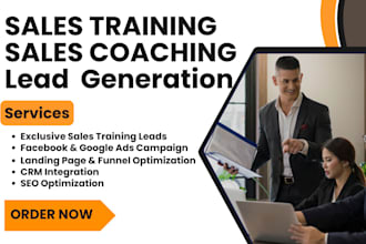 generate quality sales training leads sales leads sales training website funnel