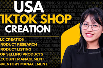 setup usa tiktok dropshipping shop, manage tiktok shop for non usa resident