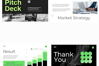 pitch deck and professional presentation