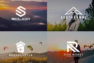 make a professional minimalist business logo for you brand