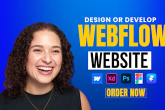 design, redesign, update or fix webflow website, convert your figma webflow