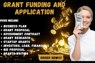 craft your grant proposal, bid proposal do grant application, rfp, grant funding