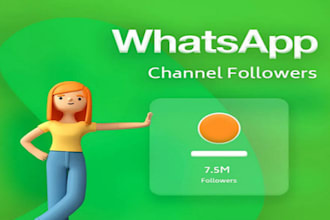 promote whatsapp channel and increase the channel followers