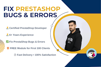 solve any prestashop error and provide expert help