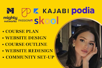 podia expert, membervault, kajabi, skool, samcart course, ruzuku, passion io