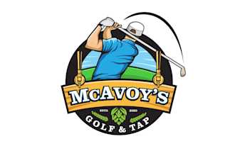 design for beer and golf lovers logo