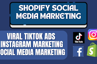 shopify social media marketing agency USA tiktok ads ig setup pixel fb agency