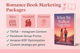 do ebook promotion book marketing romance book promotion on booktok, amazon kdp