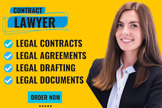write legal contracts, agreements, documents, llc operating, service, nda
