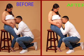 do photo retouching and with fast turnaround