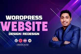 create wordpress website revamp redesign business website development USA UK