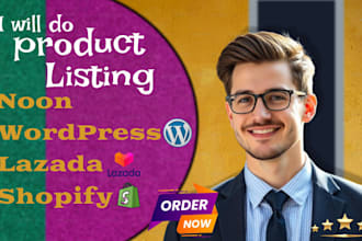 upload and list products on shopee, lazada, shopify, etsy