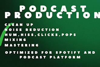 remove unwanted noise and improve your podcast audio quality