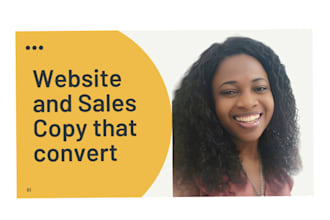 write your sales and website copies