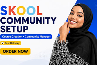 skool online community setup skool community manager skool community setup skool