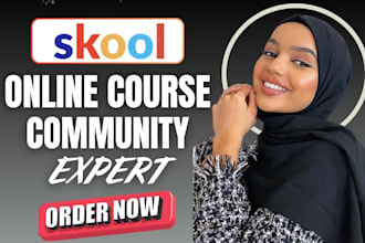 setup skool online community skool community  skool online course skool manager