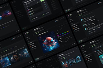 design modern UI UX for ai agent dashboards, generative ai tools, and saas tools