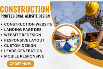 design construction, roofing, hvac, handyman, plumbing website