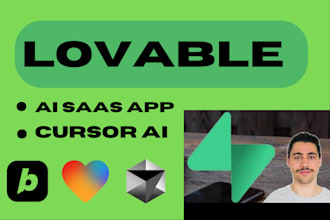 build ai saas app business development lovable dev bolt new webapp cursor ai