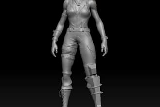 design realistic 3d character miniature, action 3d  figures ,resin 3d printable